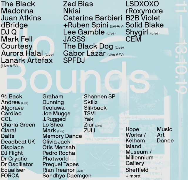 No Bounds Festival, Sheffield, October 2019