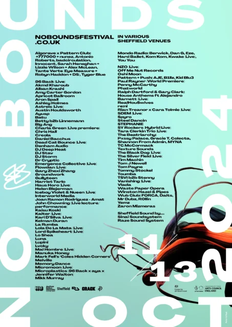 No Bounds Festival 2024, Sheffield, UK